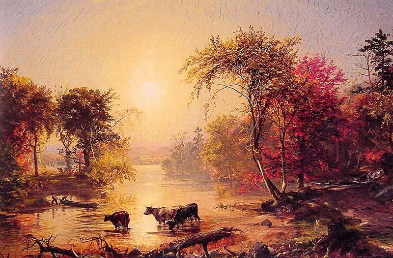 Jasper Francis Cropsey Autumn in America